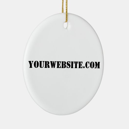 YourWebSite.com Keramisch Ornament (Rechts)