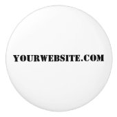 YourWebSite.com Keramische Knop (Voorkant)