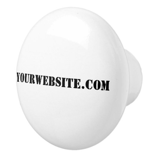 YourWebSite.com Keramische Knop (Rechts)