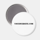 YourWebSite.com Magneet (Voorkant / Achterkant)