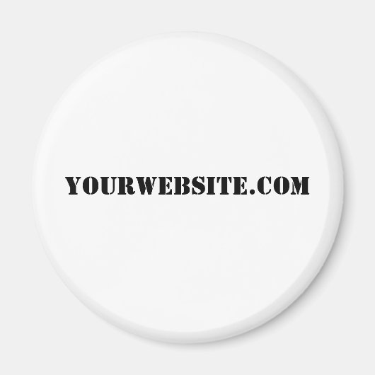YourWebSite.com Magneet (Voorkant)