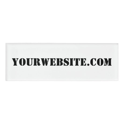 YourWebSite.com Naambadge (Voorkant)
