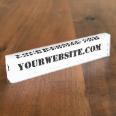 YourWebSite.com Naambordje (Zijkant)