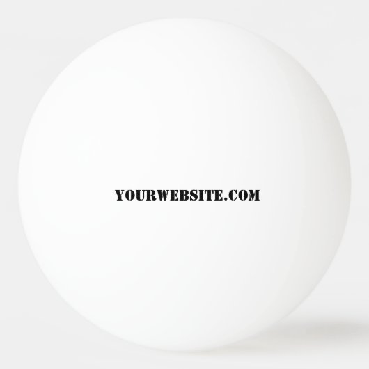 YourWebSite.com Pingpongbal (Voorkant)