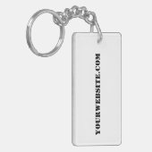 YourWebSite.com Sleutelhanger (Voorkant Links)