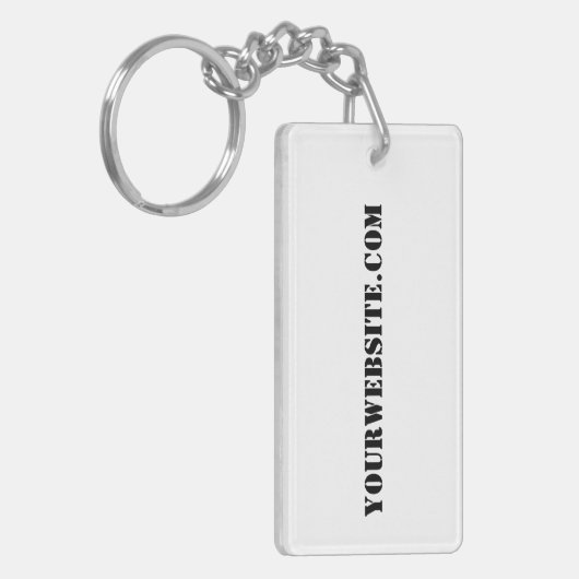 YourWebSite.com Sleutelhanger (Voorkant Links)