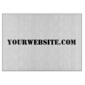 YourWebSite.com Snijplank (Voorkant)