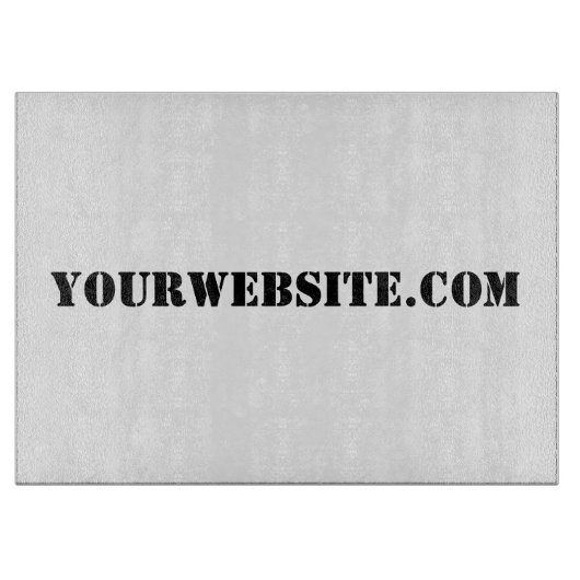YourWebSite.com Snijplank (Voorkant)