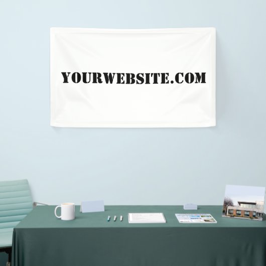 YourWebSite.com Spandoek (Beurs)