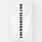 YourWebSite.com Spandoek (Verticaal)