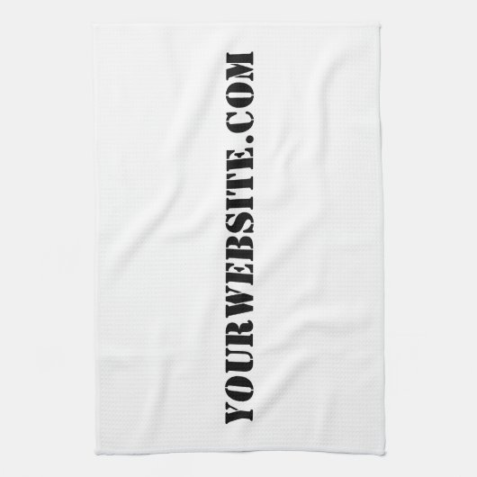 YourWebSite.com Theedoek (Verticaal)