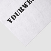 YourWebSite.com Tissuepapier (Detail)