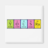 Yousra periodiek table name magnet (Voorkant)