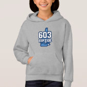 YOUTH 603 Riptide Hoodie w/ Naam en nummer (Voorkant)