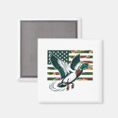 Youth Camo Mallard Duck Hunting Camouflage America Magneet (Voorkant / Achterkant)