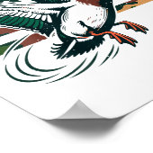 Youth Camo Mallard Duck Hunting Camouflage America Poster (Hoek)