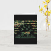 Youth Camo Mallard Duck Hunting Dog Camouflage Ame Kaart (Gele Bloem)