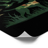 Youth Camo Mallard Duck Hunting Dog Camouflage Ame Poster (Hoek)