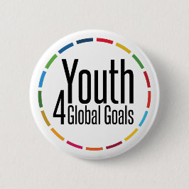 Youth for Sustainability Goals Inspiring Gifts Ronde Button 5,7 Cm
