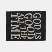 Youth God Is Good Christian Teen Girl Jesus Love Y Fleece Deken (Voorkant (Horizontaal))