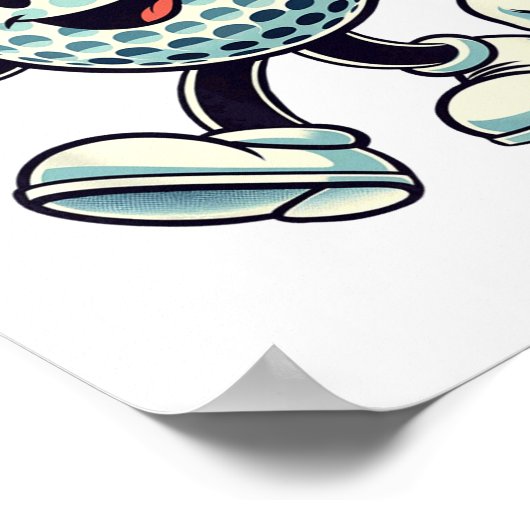 Youth Golf Player Boys Golf Funny Poster (Hoek)