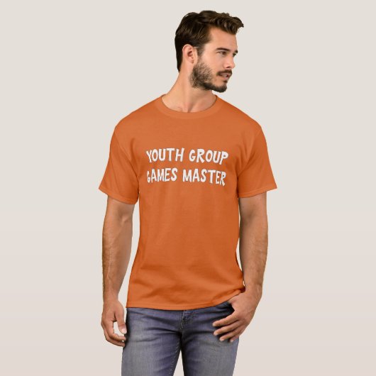 Youth Group Games Master T-Shirt (Voorkant volledig)