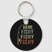 Youth Here-fishy Fishing-shirt Boys Toddler Funny  Sleutelhanger (Voorkant)