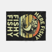 Youth Here-fishy Shirt Kinder Peuter Mannen Funny  Fleece Deken (Voorkant (Horizontaal))