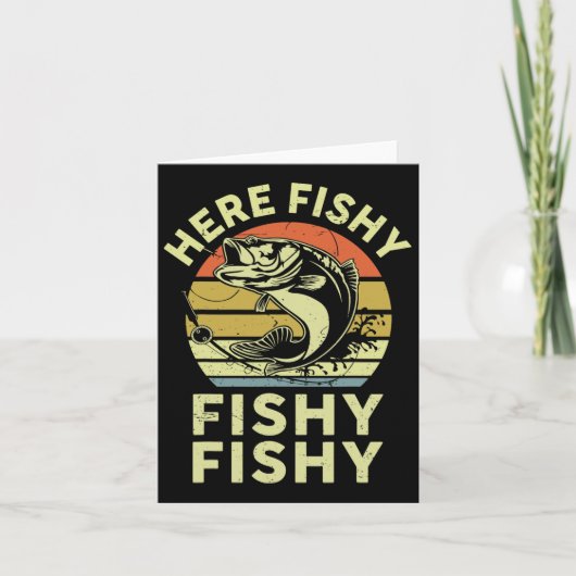 Youth Here-fishy Shirt Kinder Peuter Mannen Funny  Kaart (Voorkant)