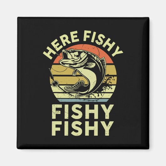 Youth Here-fishy Shirt Kinder Peuter Mannen Funny Magneet (Voorkant)