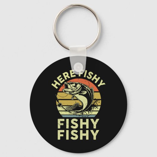 Youth Here-fishy Shirt Kinder Peuter Mannen Funny Sleutelhanger (Voorkant)