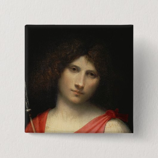Youth holding a Arrow, 1505 Vierkante Button 5,1 Cm (Voorkant)