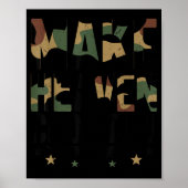 Youth Make Heaven Crowded Camouflage Jesus Camo Ch Poster (Voorkant)