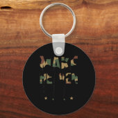 Youth Make Heaven Crowded Camouflage Jesus Camo Ch Sleutelhanger (Voorkant)