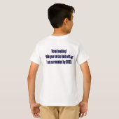 Youth Male Cheerlead T-Shirt (Achterkant volledig)