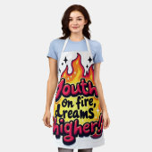 Youth motivational quote schort (Gedragen)