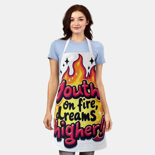 Youth motivational quote schort (Gedragen)