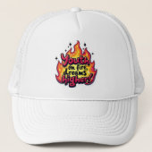 Youth on fire dream higher motivational quote trucker pet (Voorkant)