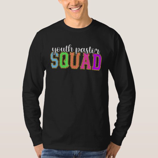 Youth Pastor Squad Back to School Worker Apprecia T-shirt (Voorkant)