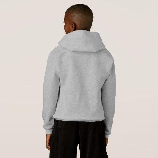 Youth Pull-over Hoodie (Achterkant volledig)