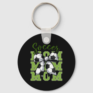 Youth Soccer Mom Coquette Bow Cute Sister Toddler Sleutelhanger