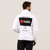 YouTube Adverteren Hoodie (Achterkant volledig)