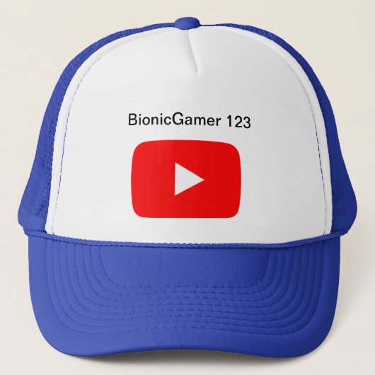 YouTube BionicGamer 123-pet Trucker Pet (Voorkant)