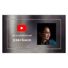 YOUTUBE Channel Advertisement QR Code Foto Visitekaartje