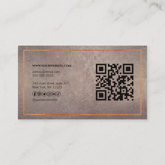 YOUTUBE Channel Advertisement QR Code Foto Visitekaartje (Achterkant)