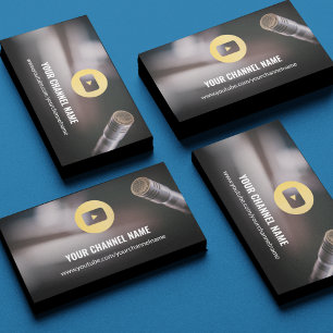 YouTube Channel Chic Photo Gold-Visitekaartje Visitekaartje