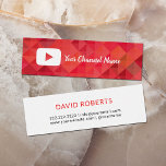 Youtube Channel Youtuber Social Media Mini Visitekaartje<br><div class="desc">Youtube Channel Youtuber Social Media Visitekaartjes.</div>