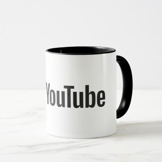 YouTube Coffee-Mok Mok (Voorkant rechts)