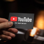 YOUTUBE CREATOR PODCASTER ABONNEREN QRCODE FOTO VISITEKAARTJE