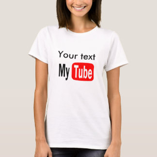 YouTube Funny Sjabloon, doe het zelf, populair T-shirt